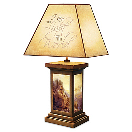Greg Olsen Light Of The World Jesus Lamp