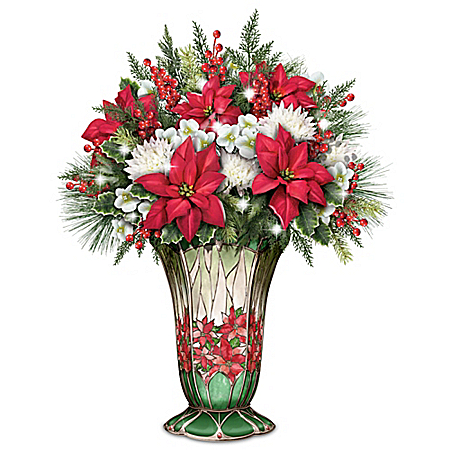 Holiday Splendor Illuminated Table Centerpiece