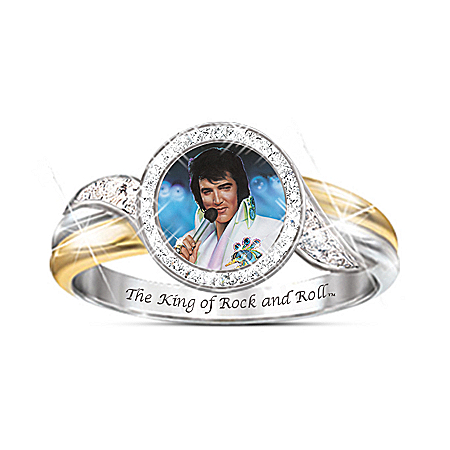 Embrace The King Elvis Presley Ring