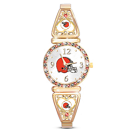 My Cleveland Browns Ultimate Fan Womens Watch