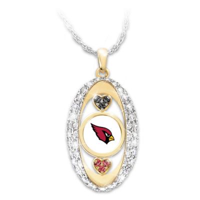 For The Love Of The Game Arizona Cardinals Pride Pendant Necklace