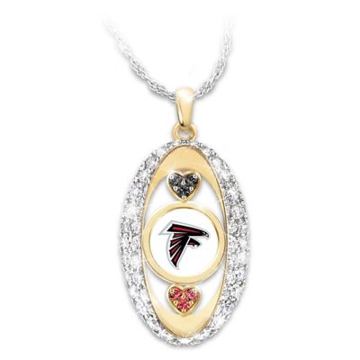 For The Love Of The Game Atlanta Falcons Pendant Necklace