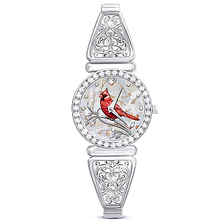 Messenger From Heaven Cardinal Stainless Steel Womens Watch