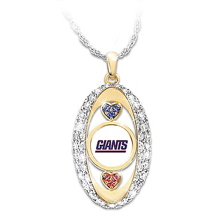 For The Love Of The Game New York Giants Pendant Necklace