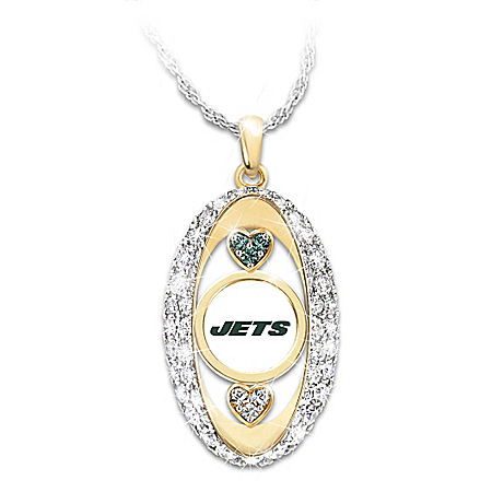 For The Love Of The Game New York Jets Pendant Necklace