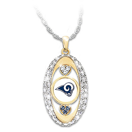 For The Love Of The Game Los Angeles Rams Pendant Necklace