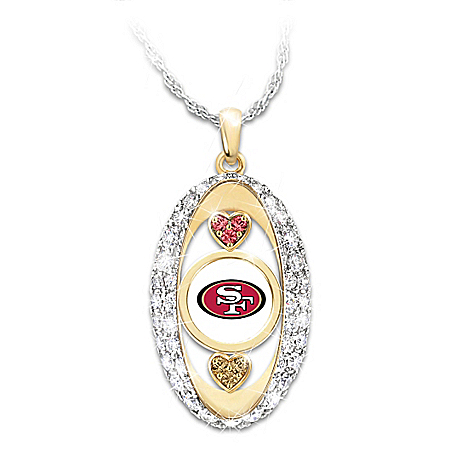 For The Love Of The Game San Francisco 49ers Pendant Necklace