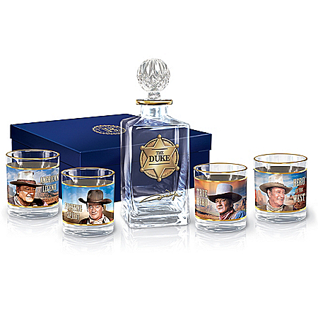 John Wayne: American Legend Glass Decanter Set