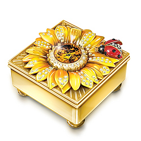 Daughter Mini Treasures Personalized 22K Gold-Plated Music Box