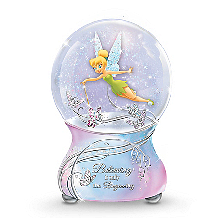 Disney Tinker Bell's Magic Musical Glitter Globe