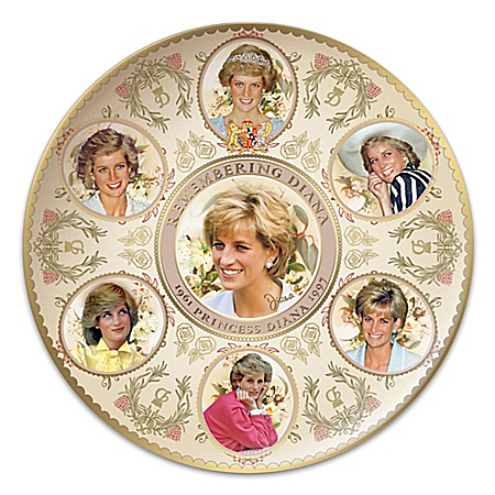 Celebrating Princess Diana Commemorative Collector Plate