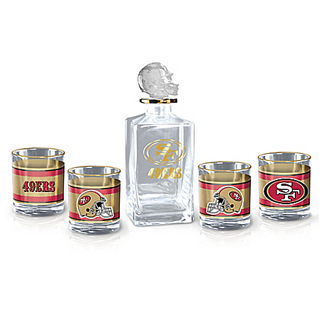 NFL Team Decanter Set