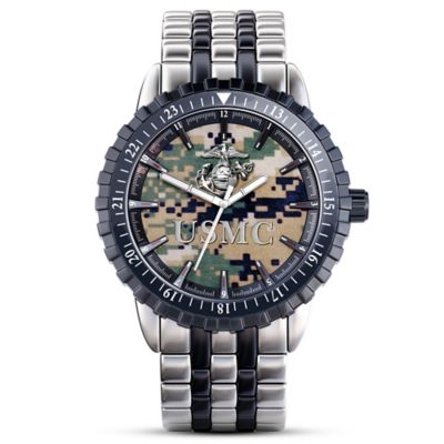 US Marine Corps Pride Mens Camo Watch