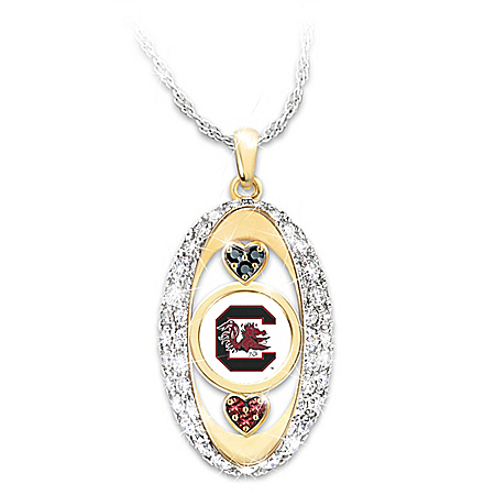 For The Love Of The Game South Carolina Gamecocks Pendant Necklace