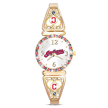 My Cleveland Indians MLB Womens Stretch Watch