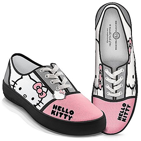 Hello Kitty Face Of Fashion Womens Canvas Shoes