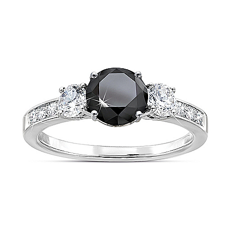 Black Brilliance Diamonesk Ring