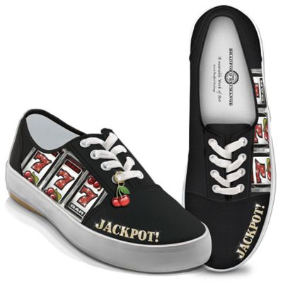 Lucky 777 Hit The Jackpot! Womens Canvas Shoes