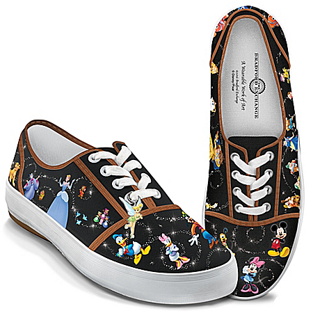 Disney Magic Characters Womens Canvas Shoes