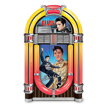 Elvis Rocks Forever! Illuminated Jukebox Music Box