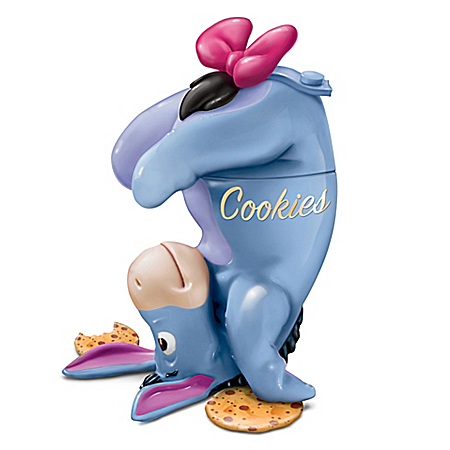 Disney Eeyore Some Days Are Better Upside Down Fully Sculptural Cookie Jar