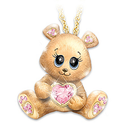So Beary Sweet Granddaughter Pendant Necklace