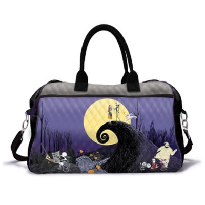 Disney Tim Burtons The Nightmare Before Christmas Quilted Weekender Tote Bag