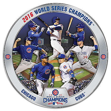 2016 World Series Chicago Cubs Commemorative Collector Plate