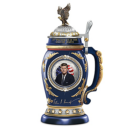 President John F. Kennedy Masterpiece Stein