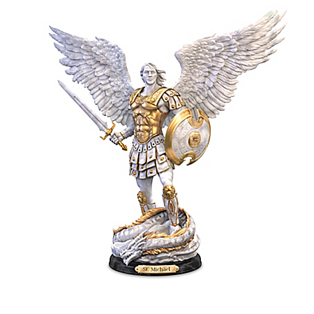 St. Michael: Victorious Resin Sculpture