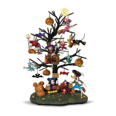 Disney Trick Or Treat Illuminated Halloween Tabletop Tree