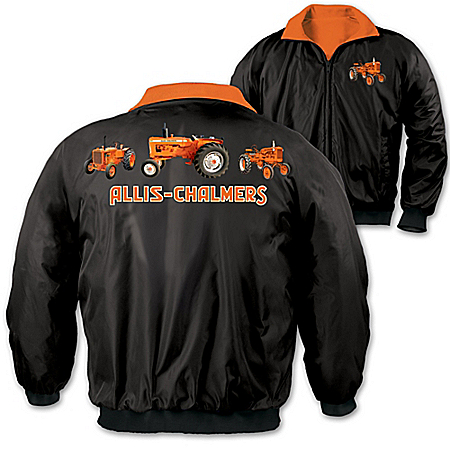 Allis Chalmers Pride Mens Fleece & Nylon Reversible Jacket