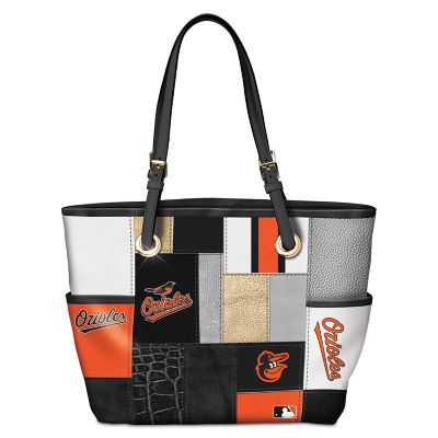 Baltimore Orioles MLB Womens Patchwork Tote Bag