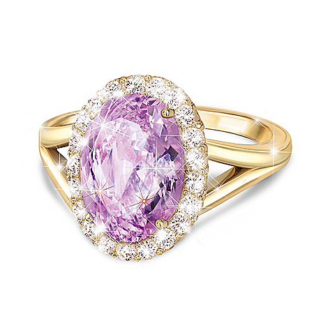 Everlasting Gift Of Love Sterling Silver Diamonesk Womens Ring