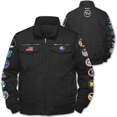 Space Mission Mens Nylon Jacket