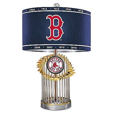 Boston Red Sox Mlb World Series Table Lamp, Yankee Baseball Lamp Shade