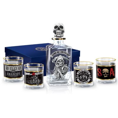 Sons Of Anarchy Glass Decanter Set