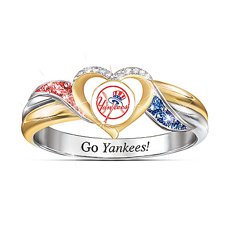 New York Yankees MLB Womens Pride Ring