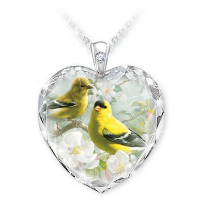 Gifts Of Nature Inspirational Bird Pendant Necklace Set