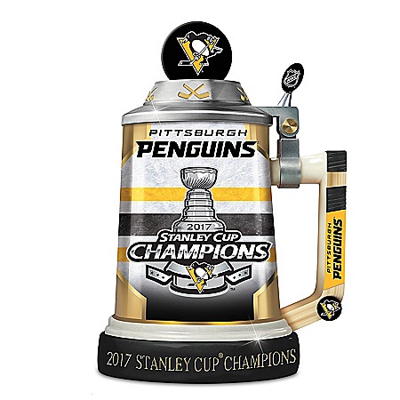 Pittsburgh Penguins 2017 Stanley Cup Champion Tribute Porcelain Stein: 1 of 5000