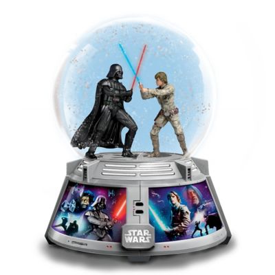 STAR WARS Forces Of Light & Dark Illuminated Glitter Globe