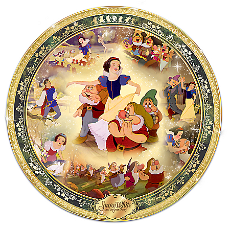 Disney Snow White And The Seven Dwarfs Collector 12-Inch Diameter Plate