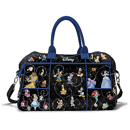 Disney Relive The Magic Womens Quilted Weekender Tote Bag