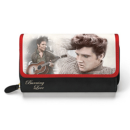 Elvis Presley Burning Love Womens Wallet