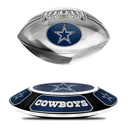Dallas Cowboys NFL Illuminated Levitating Football