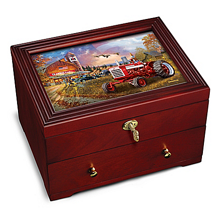 The Farmall: Family Tradition Custom-Crafted Wooden Keepsake Box