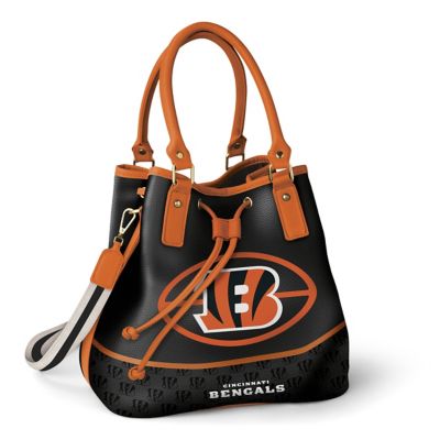 Cincinnati Bengals Womens NFL Bucket-Style Handbag