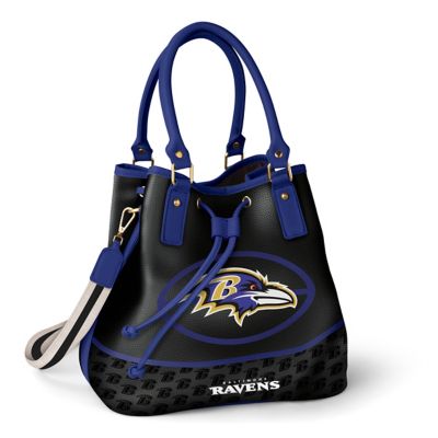 Baltimore Ravens Womens NFL Bucket-Style Handbag