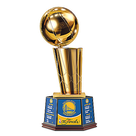 Golden State Warriors 2017 NBA Finals Commemorative Trophy Sculpture