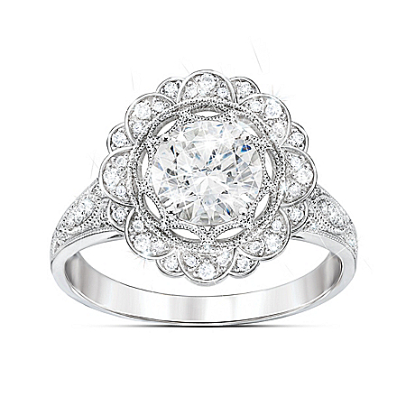 The Royal Crown Womens Diamonesk Ring